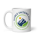 Taza NI blanca brillante