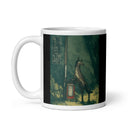 Taza blanca brillante AB