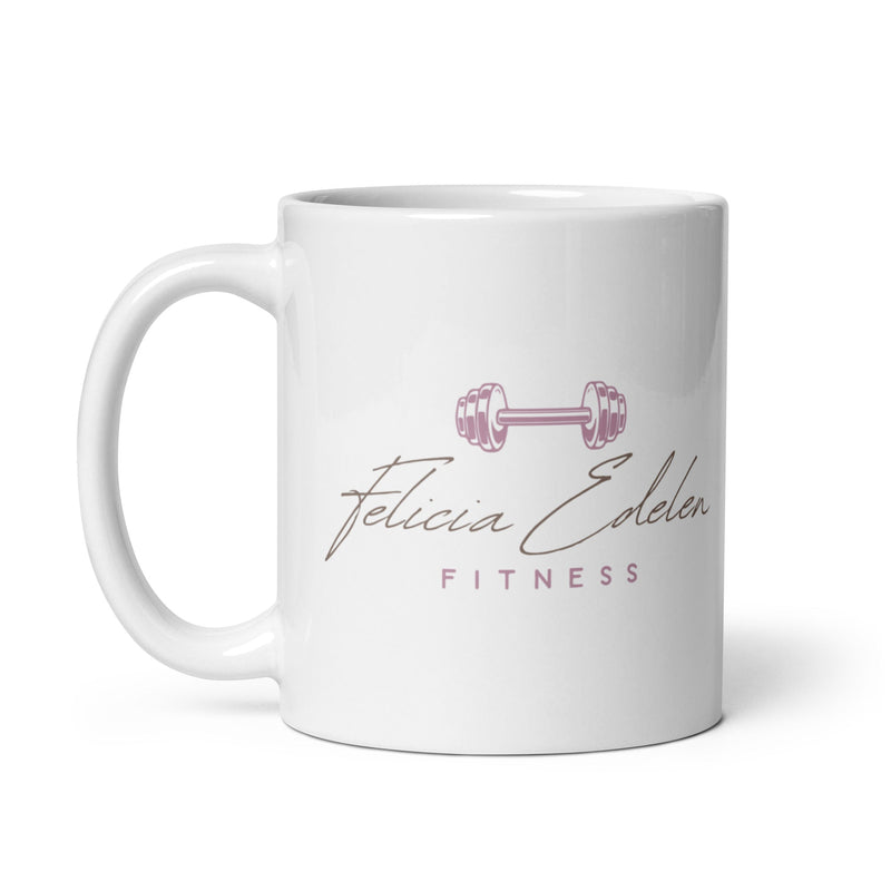 FFF White glossy mug