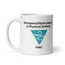 Taza blanca brillante LOGO