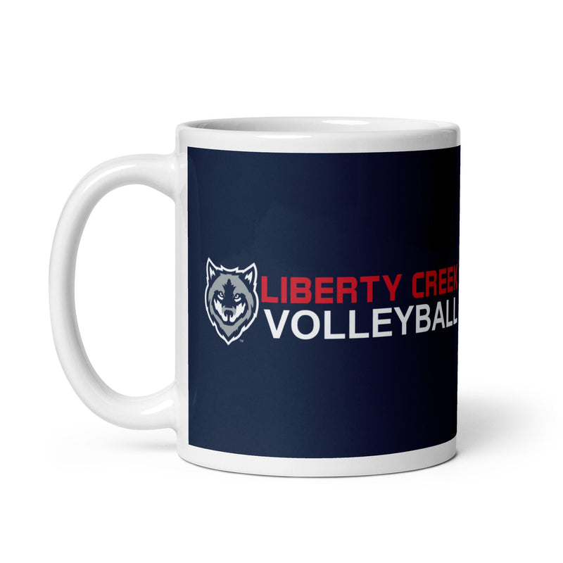 LCV White glossy mug