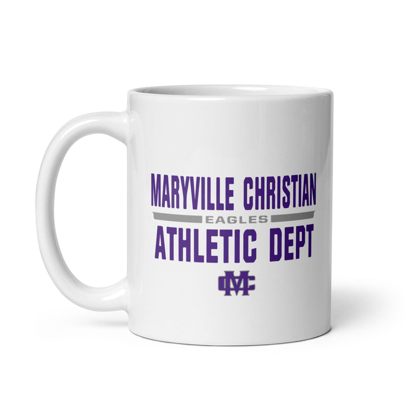 MSC White glossy mug (Athletics Dept.)