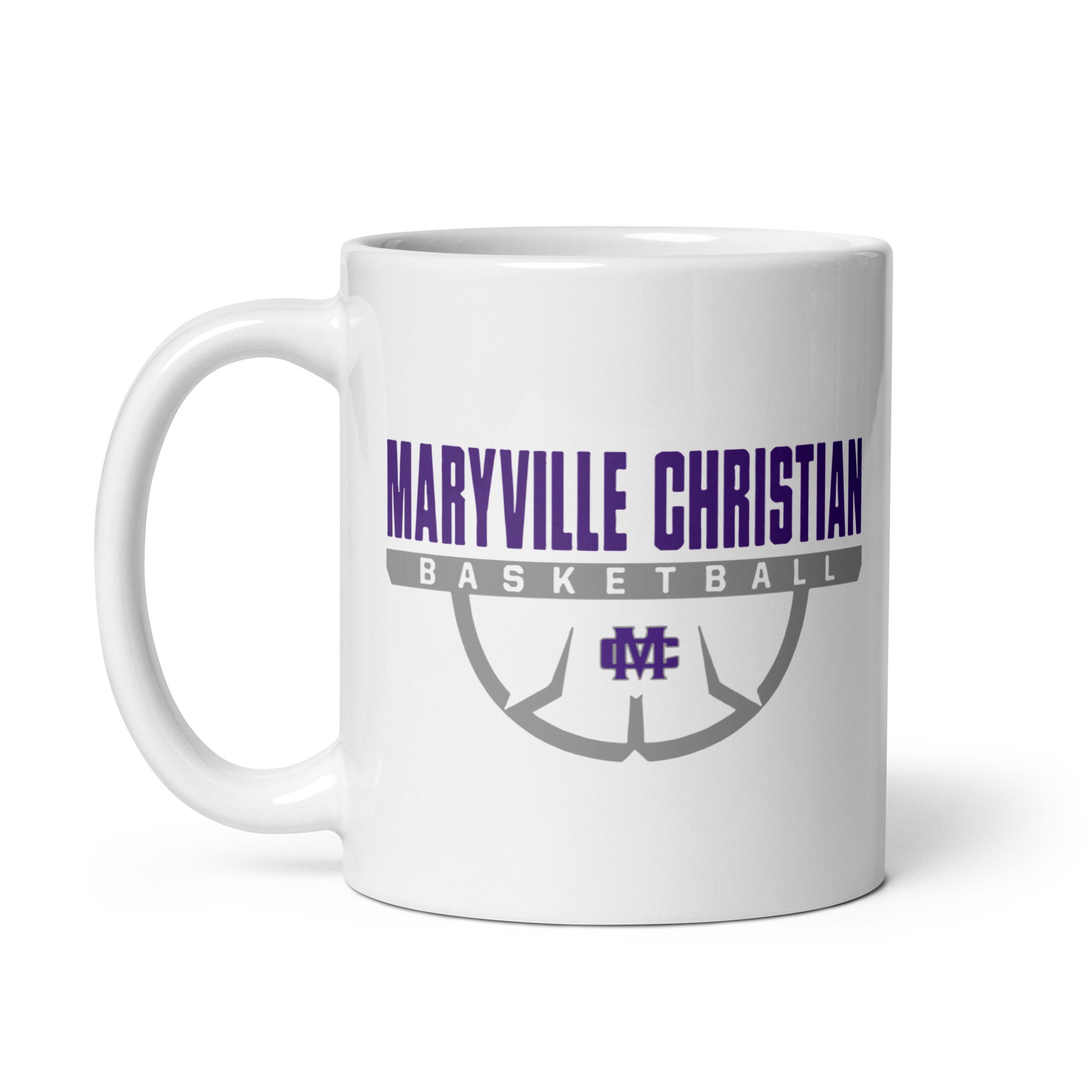 MSC White glossy mug (Boys Basketball)