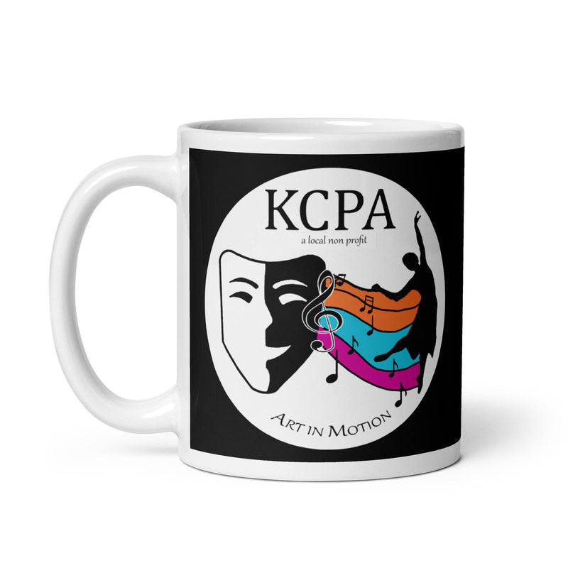 KCPA White glossy mug