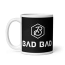 Taza blanca brillante BadBad
