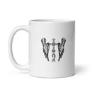 DND White glossy mug