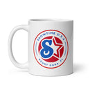 Taza blanca brillante Showtime USA