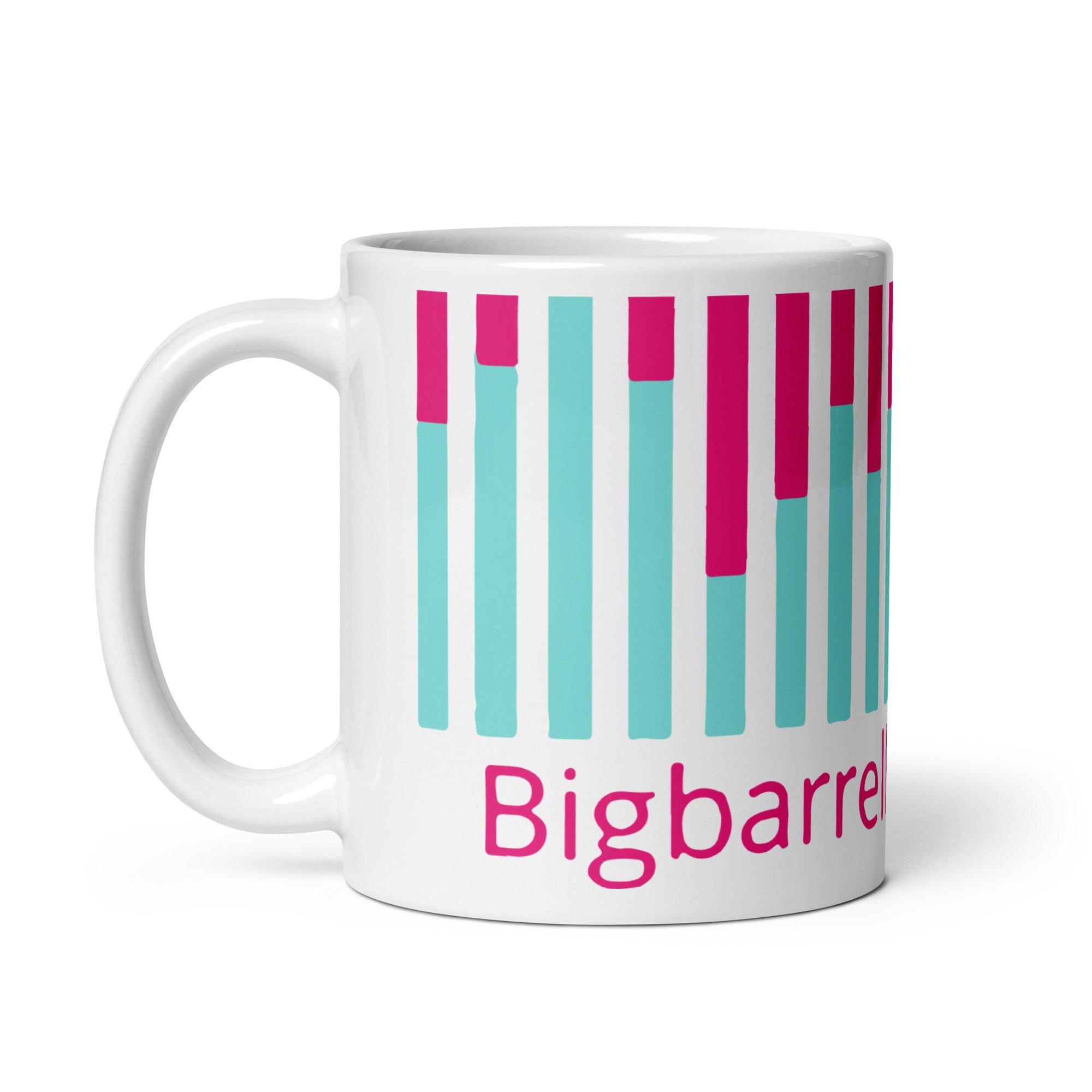 BBR White glossy mug