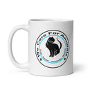 Taza blanca brillante WCA