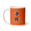 RBM White glossy mug