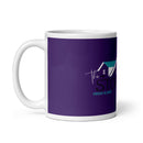 TMJI White glossy mug
