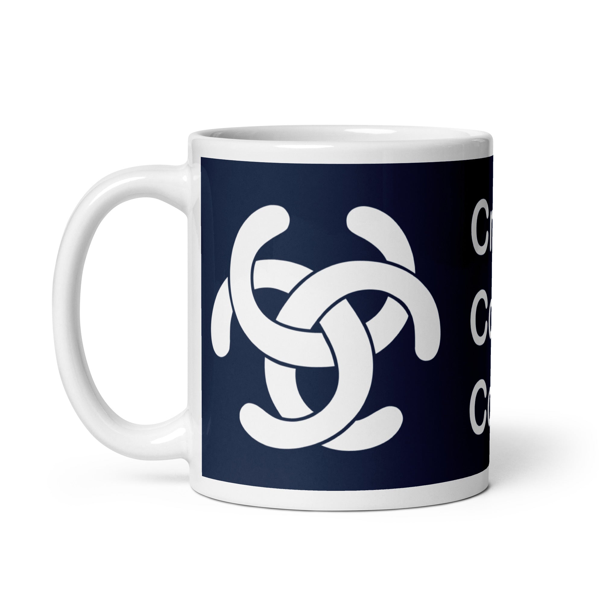 CCC White glossy mug