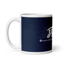 Taza blanca brillante VTC