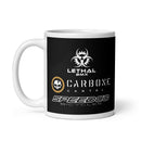 Lethal BMX/Carbone White glossy mug