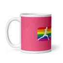 Taza blanca brillante BKE