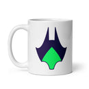 HNC White glossy mug