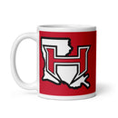 Taza blanca brillante HLB