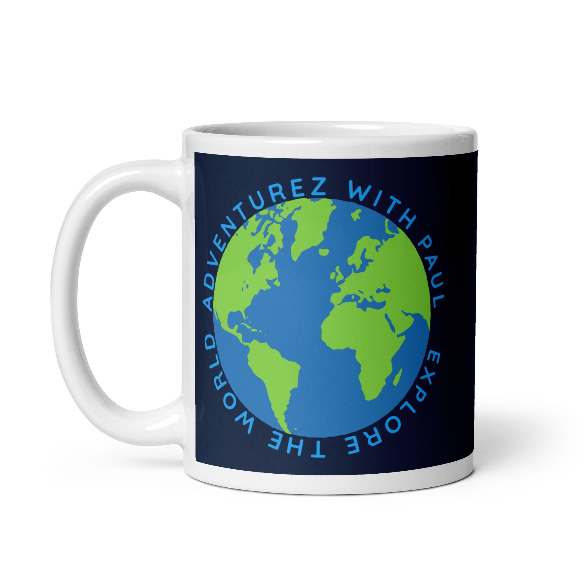 Taza blanca brillante AWP