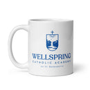 WCA White glossy mug