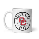 OCS White glossy mug