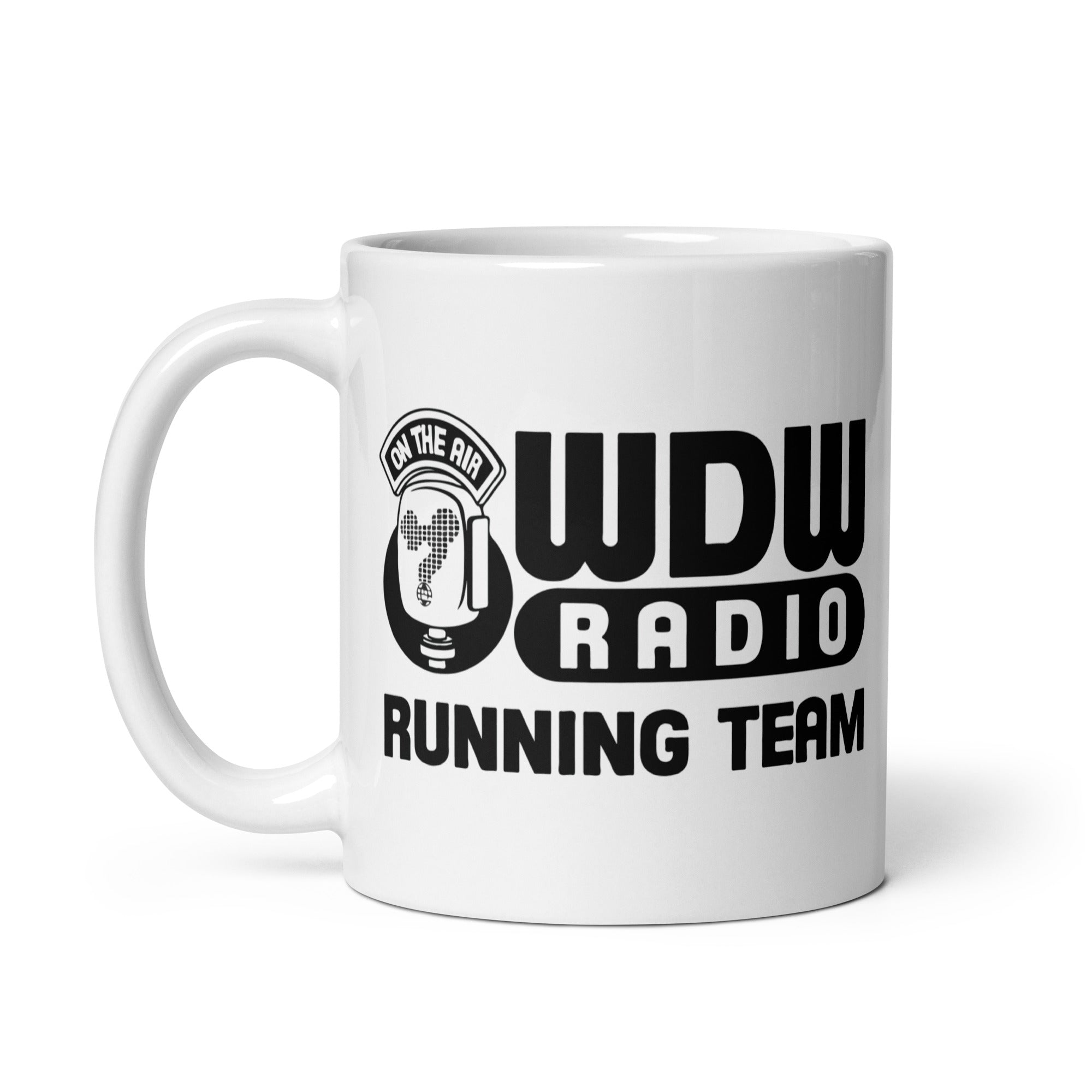 WDW Radio White glossy mug