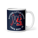 Taza blanca brillante WLL