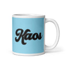 CIK White glossy mug