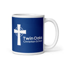 TOCS White glossy mug