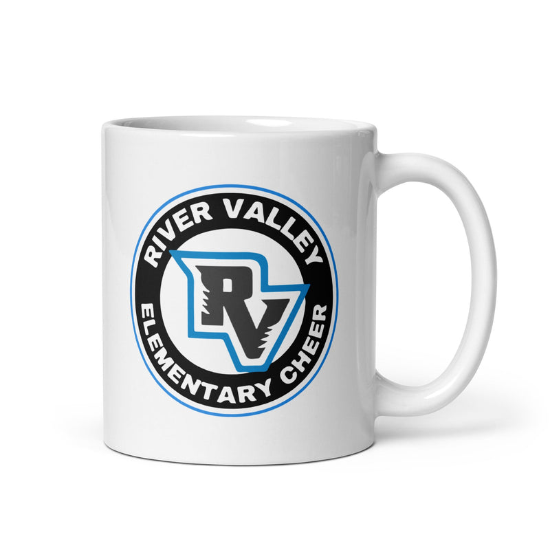 RVEC White glossy mug