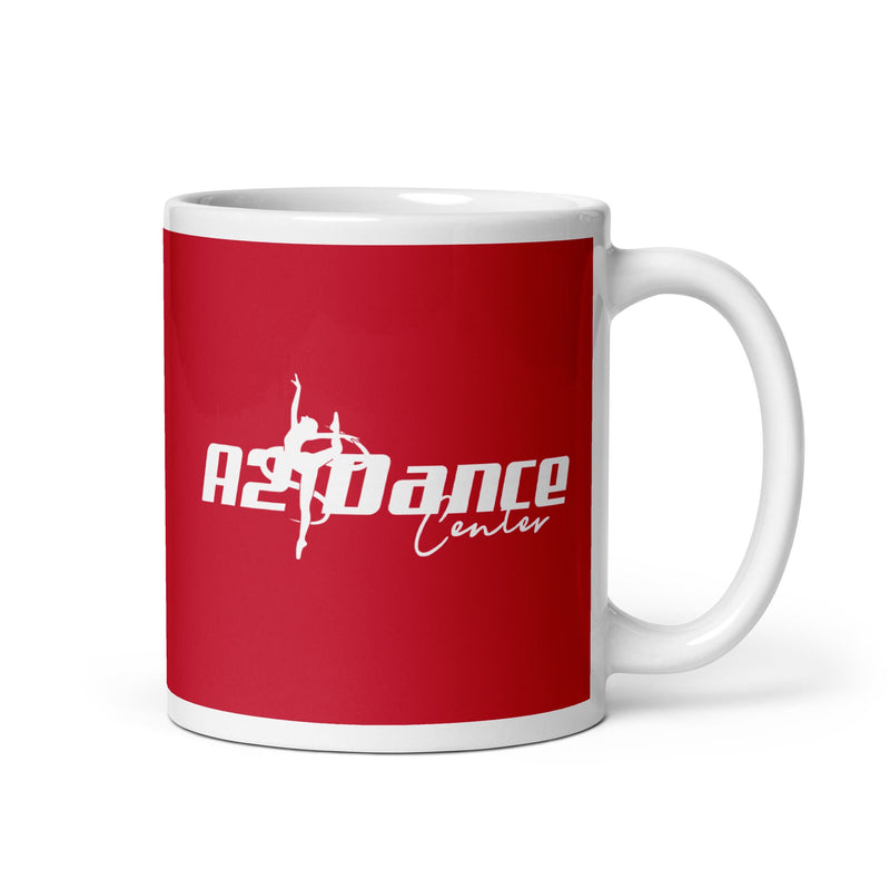 A2DC White glossy mug