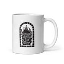 SACA White glossy mug