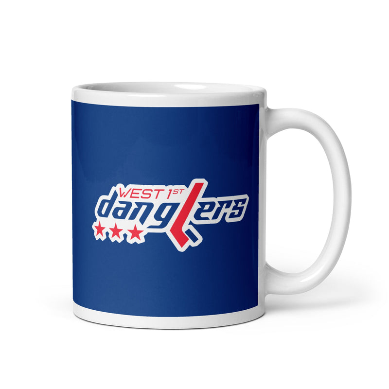 West 1st White glossy mug