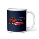 WOROS White glossy mug