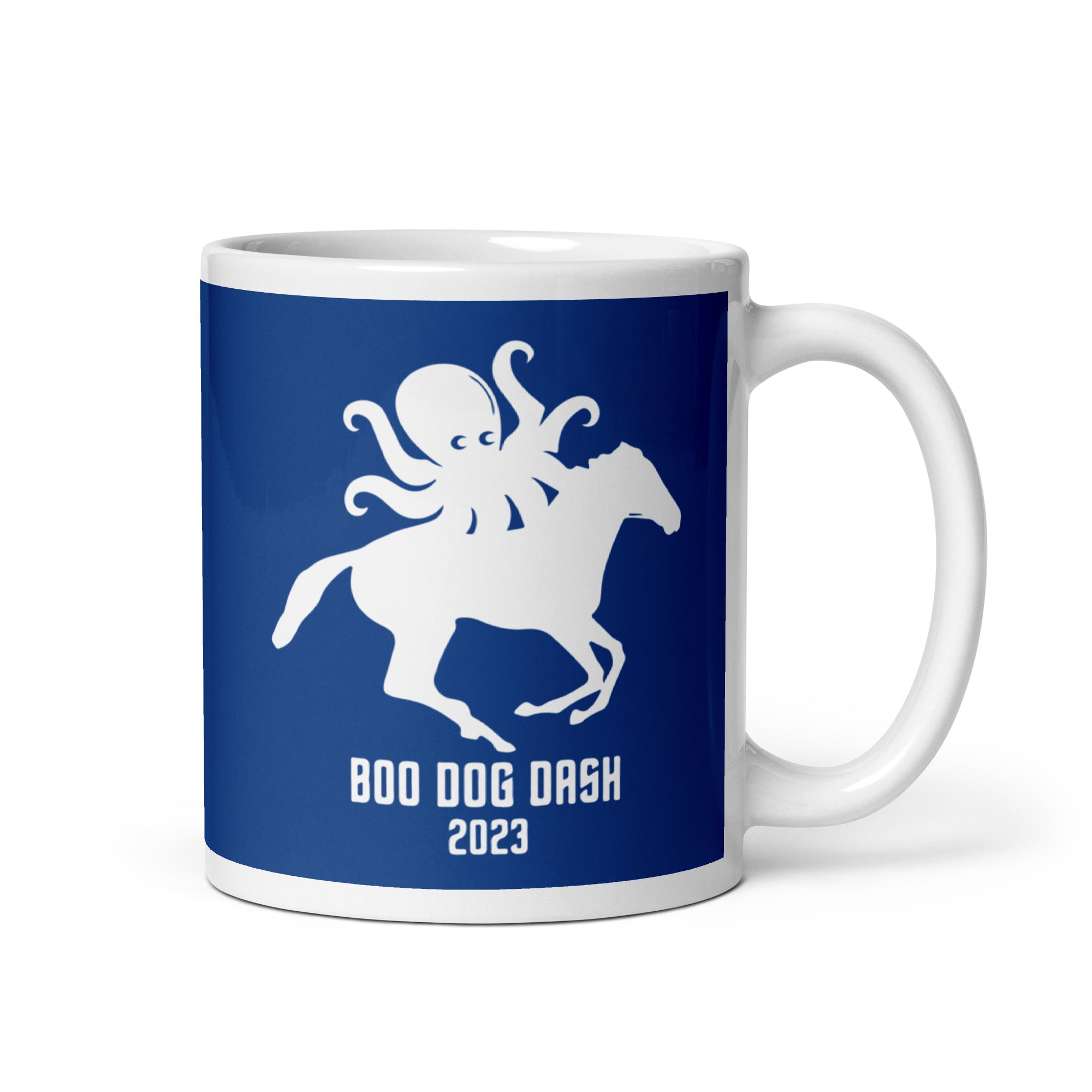 BDD White glossy mug