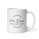 Taza Poetic White brillante