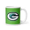 ECGWAA Taza blanca brillante