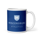 Mercersburg Athletics White glossy mug