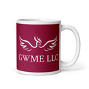 GWME White glossy mug