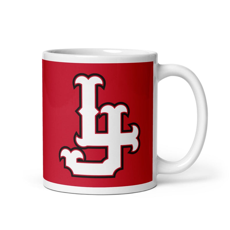 LJC White glossy mug