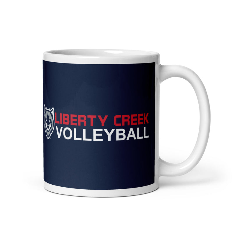 LCV White glossy mug