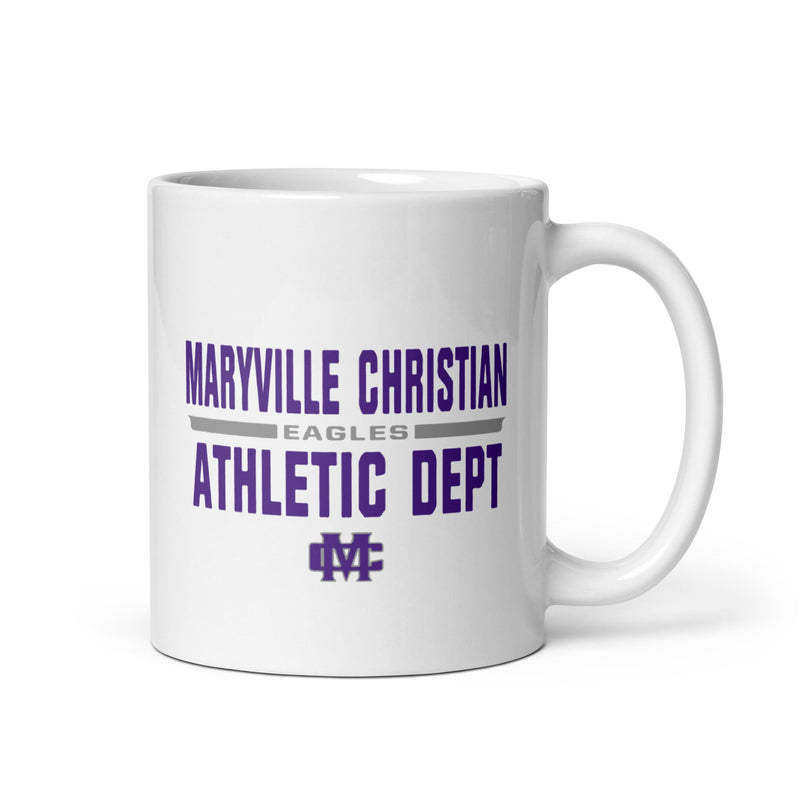 MSC White glossy mug (Athletics Dept.)