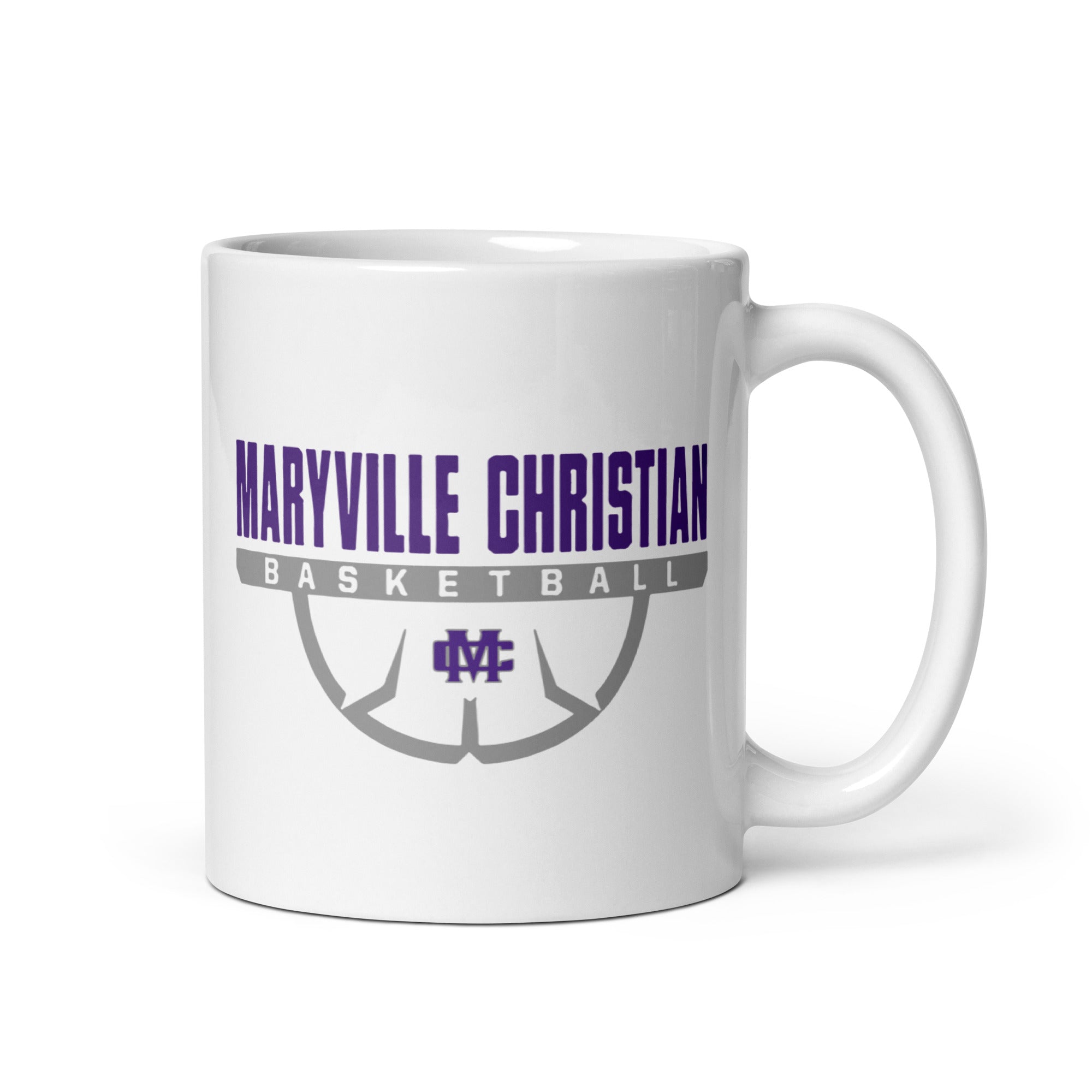 MSC White glossy mug (Boys Basketball)