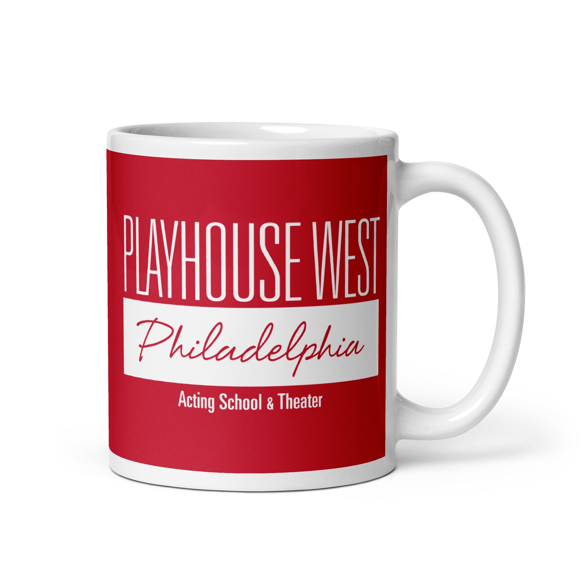 PWP White glossy mug