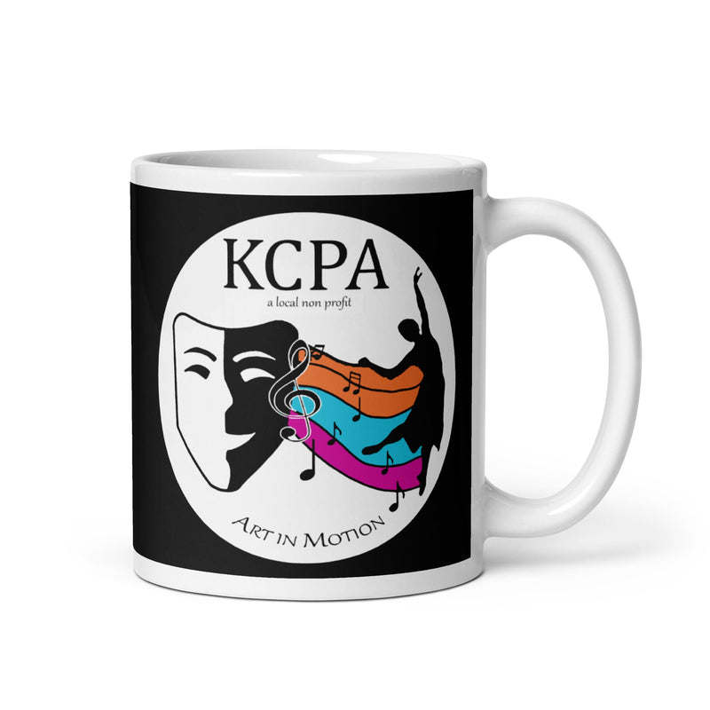 KCPA White glossy mug