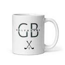 Taza blanca brillante GB