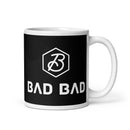 Taza blanca brillante BadBad