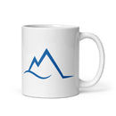 WICHE Taza blanca brillante