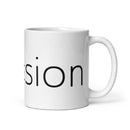 Cohesion White glossy mug