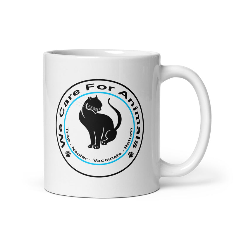 WCA  White glossy mug