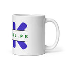 Taza blanca brillante OLD SKOOL